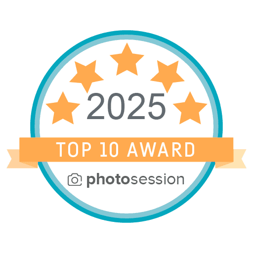 PhotoSession-Top-10-Award-2025-Headshot-Photographers-Sydney – Professional Photographer Sydney Photosession Award Badge 2025 Top 10 Award For Headshot Photographers in Sydney awarded to Georgie Greene Photography