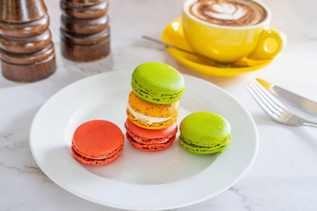 Macaroons taken by Sydney food photographer Georgie Greene