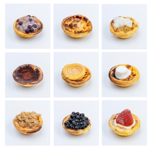 pastry tarts selection taken by Sydney food photographer Georgie Greene