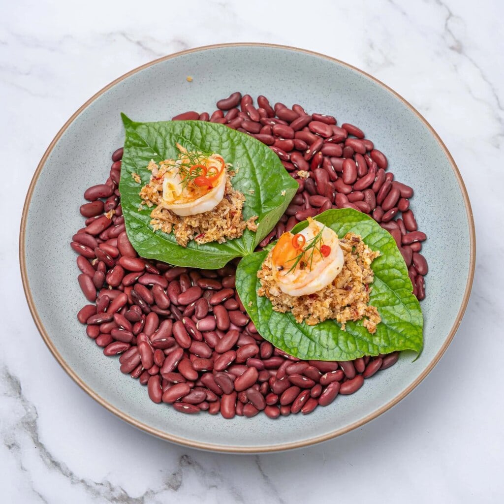 Prawn Leaf Wrap taken by Sydney food photographer Georgie Greene