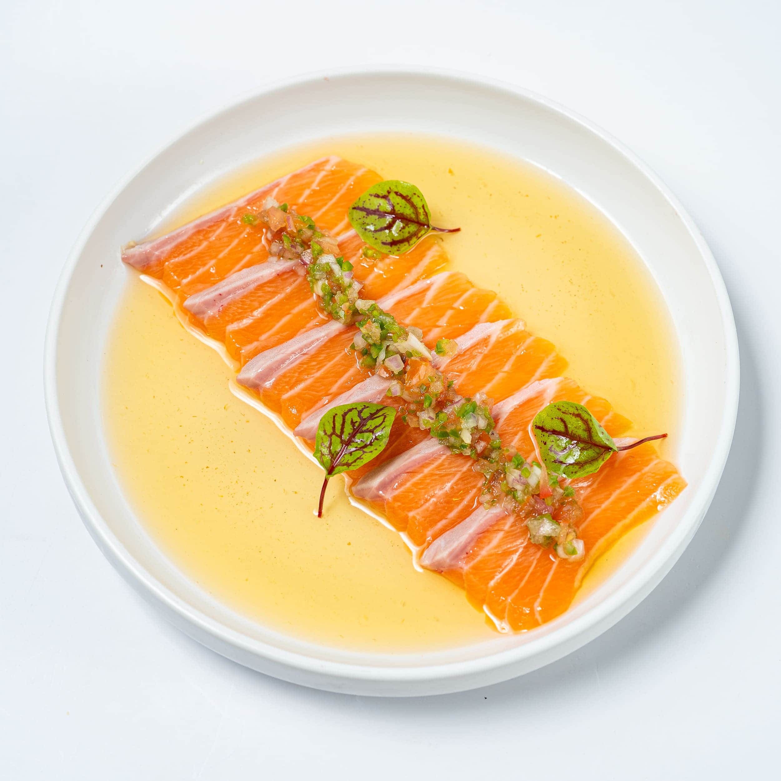 raw salmon Sushi taken by Sydney food photographer Georgie Greene