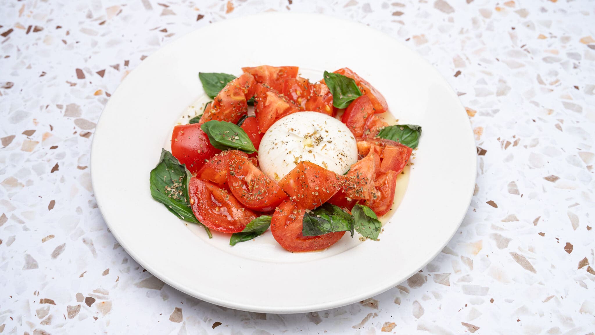 tomato salad taken by Sydney food photographer Georgie Greene